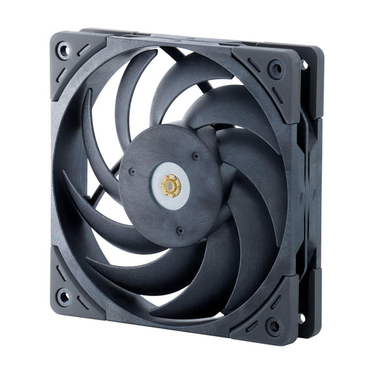 Scythe Grand Tornado 120 PWN Full-LCP Made Industry-Level Low-Noise Quiet Computer Case Fan, 120mm x 25mm, Magnetic Fluid Dynamic Bearing, 4-Pin