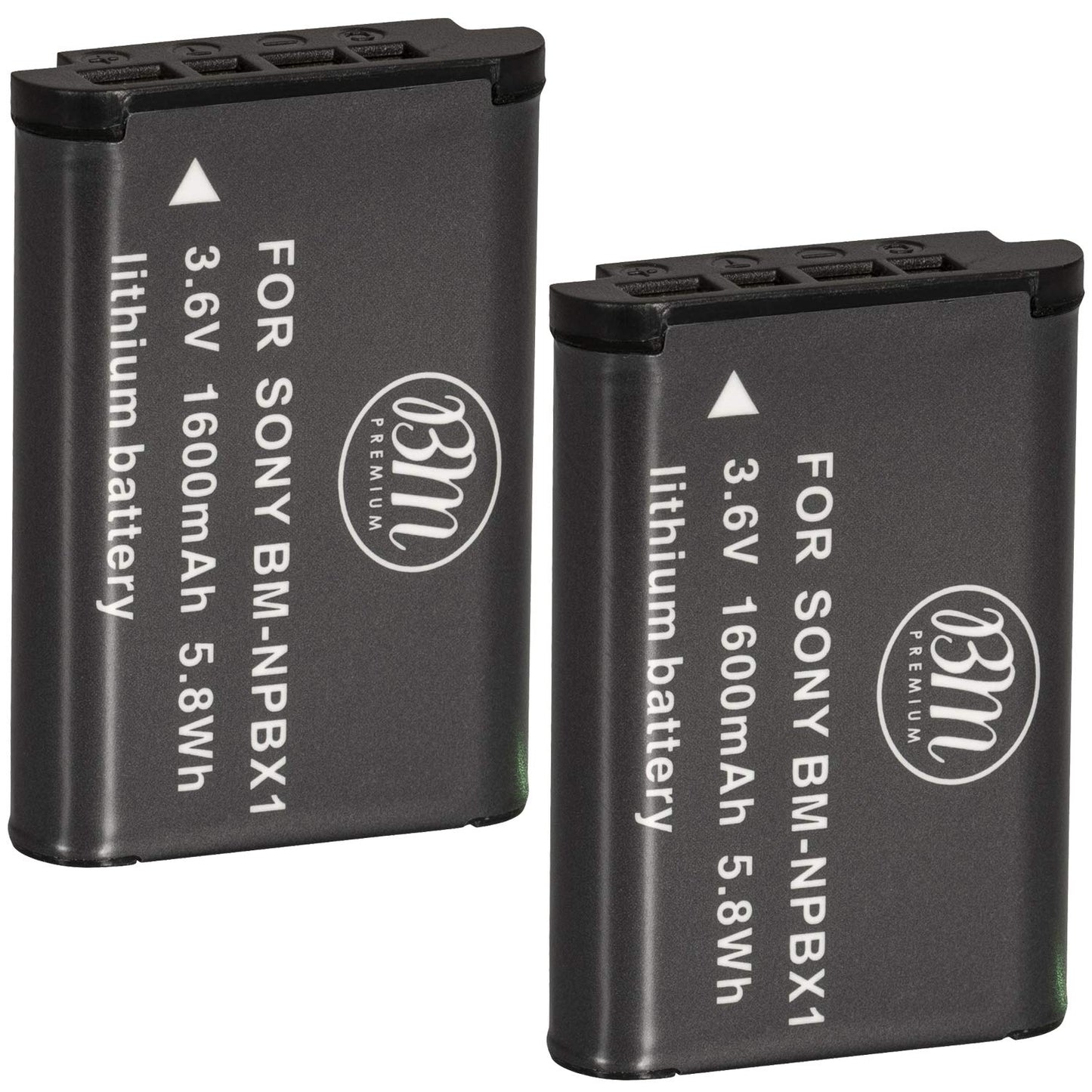 BM 2 NP-BX1 NP-BX1/M8 Batteries for Sony CyberShot ZV-1 II, DSC-RX100, RX100 II, RX100 III, RX100 IV, RX100 V, DSC-RX100 VI, RX100 VII, DSC-RX1R, RX1R