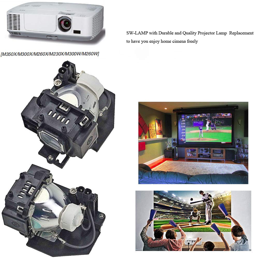 NP15LP/ 60003121 Replacement Lamp Bulb with Housing Replacement for NEC M230X M260W M260X M260XS M271W M271X M300X M300XG M311X