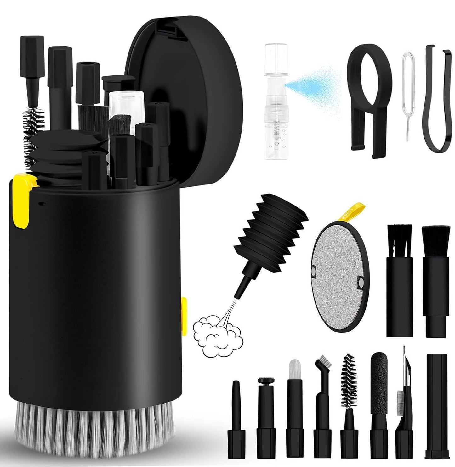 20 in 1 Multifunctional Cleaner Kit fit for Electronic Devices, Keyboard Cleaning Kit, Versatile Computer Screen Cleaning Brush Tool