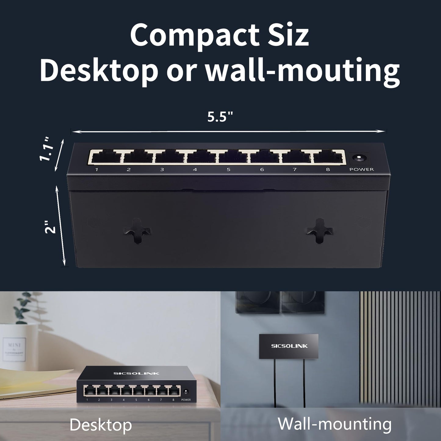 8-Port Gigabit Unmanaged Switch