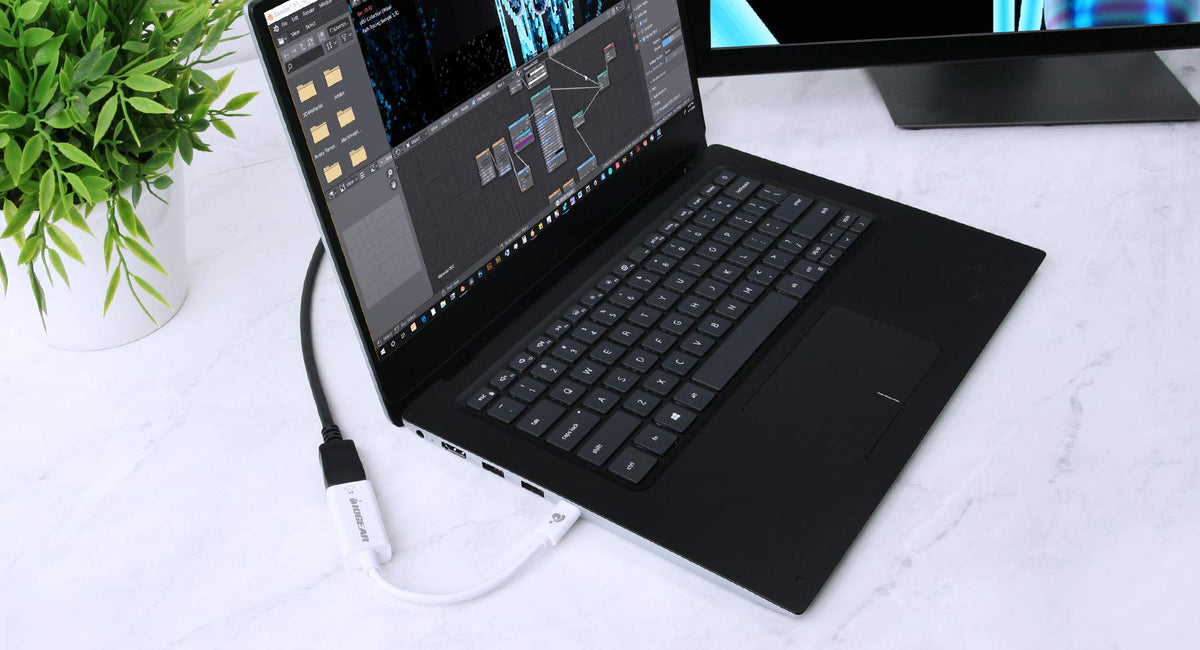 IOGEAR USB Type-C to HDMI Adapter - 4K@60 - HDMI Audio Pass Through - USB Bus Powered Desktops, Notebooks/Tablets/MacBook/Chromebook - GUC3CHD60