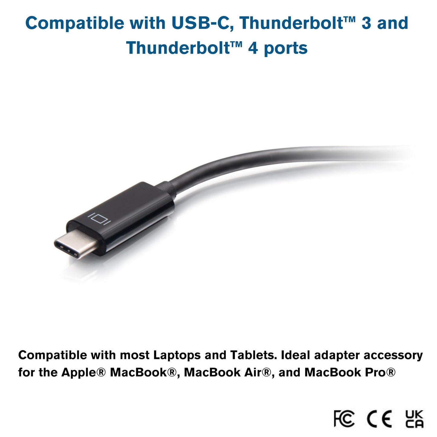 C2G CG26935USB-C to 4k60Hz HDMI Adapter, Black