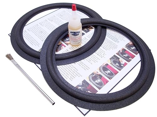 Springfield Speaker 2 Speaker Foam Surround Repair Kit - 2 Speaker Kit - Compatible with Bose 501 Series I, Series II Speakers - 10 Inch