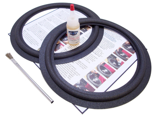 Springfield Speaker 2 Speaker Foam Surround Repair Kit - 2 Speaker Kit - Compatible with Bose 501 Series I, Series II Speakers - 10 Inch