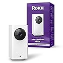 Roku Indoor Camera 360° for Home Security - Security Camera with 1080p HD Color Night Vision, Works with Alexa & Google, Motion Detection & Tracking
