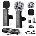 Newthor Mini Microphone for iPhone/Computer/Android/iPad,Lavalier Microphone with Noise Reduction and Crystal Sound,Clip-on Lapel Mic for Video