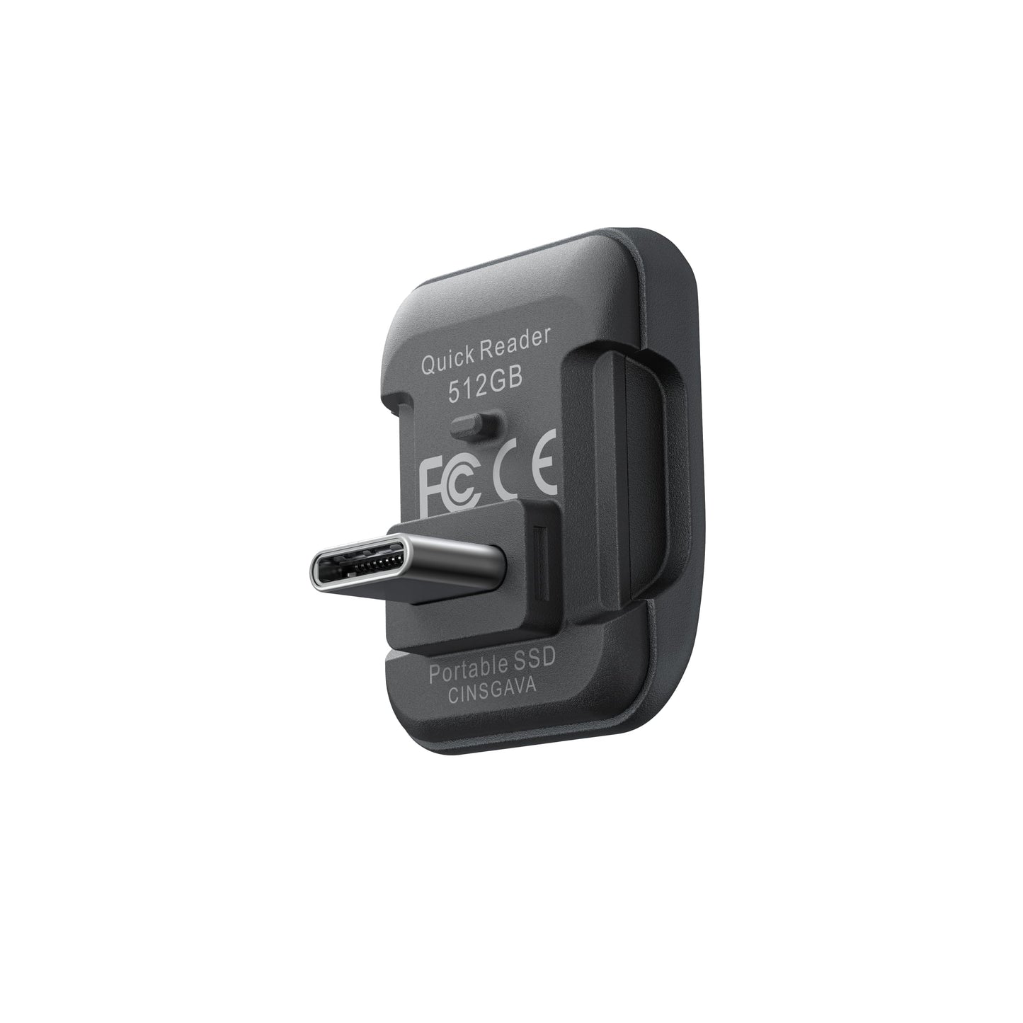 Insta360 Quick Reader 512GB Portable SSD - External USB-C Memory Stick Ace Pro 2, X5, X4 Air, iPhone, Android, Computer, Co-Developed with Lexar
