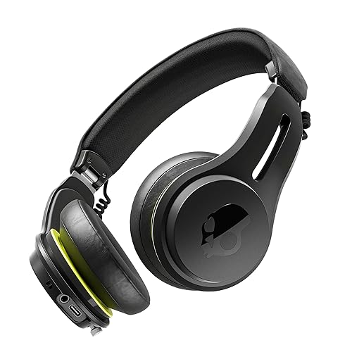 Skullcandy Icon ANC Wireless On-Ear Bluetooth Headphones, Active Noise Cancelling, 60 Hours Battery, Sweat Water Resistant, Foldable Durable Travel…