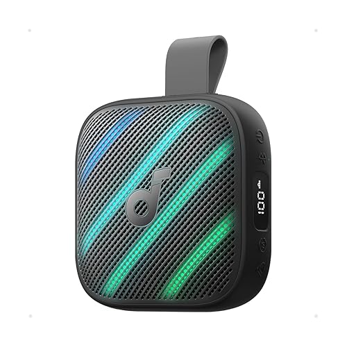 Soundcore Boom Go 3i Portable Bluetooth Speaker by Anker, 15W Punchy Sound, 24H Playtime, IP68, BassUp 2.0, Emergency Charging, Bluetooth 6.0