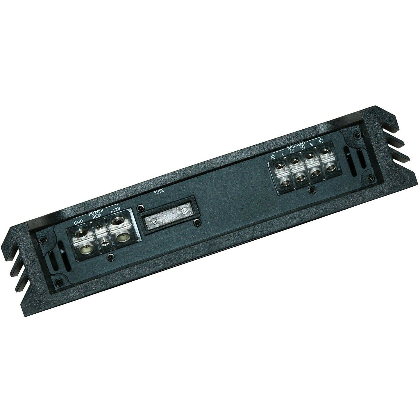 Audiobank AB2800.2 2 Channel 5000 Watt 2 Ohm A/B Class Car Audio Stereo BASS Amplifier with Bass Control, Bridgeable, LED Indicator with Gravity Phone