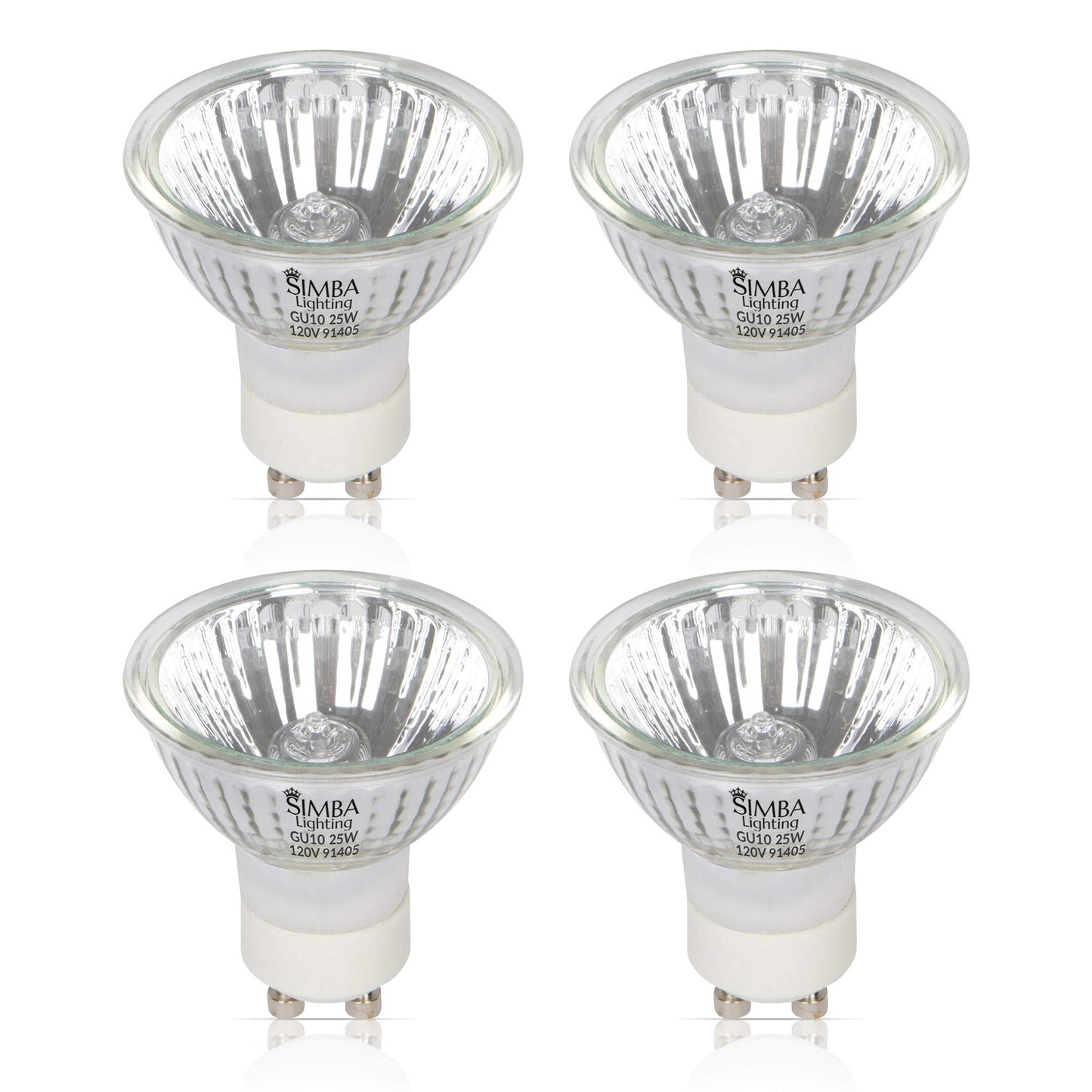 Simba Lighting Halogen GU10 120V Bulbs 25W NP5 Candle Warmer ETC, 4 Pack