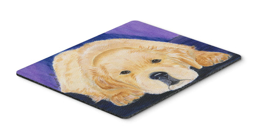 Caroline's Treasures SS8212MP Golden Retriever Mouse Pad, Hot Pad or Trivet for Home Office Gaming Working Computers Laptop Mouse Mat,Washable Large