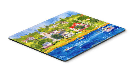 Caroline's Treasures 6031MP Harbour Scene with Sailboat Mouse Pad, Hot Pad or Trivet for Home Office Gaming Working Computers Laptop Mouse