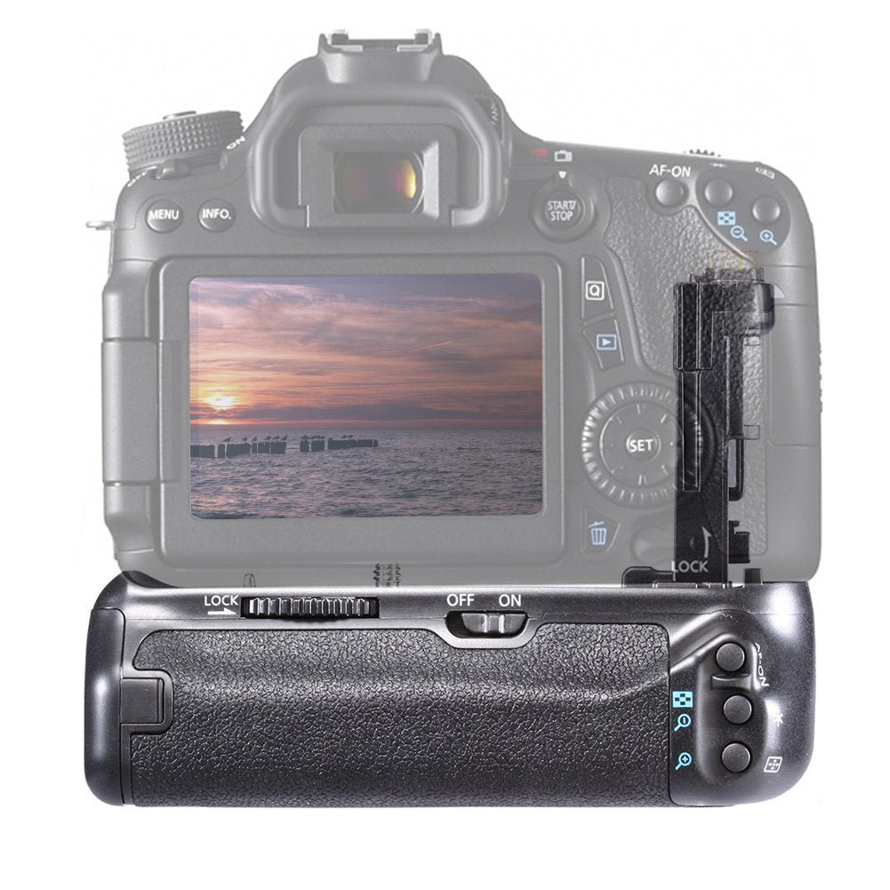 NEEWER Battery Grip (Replacement for BG-E14), Vertical Grip with Shutter/Function Buttons, Powered By LP-E6 Battery or 6 PCS AA Batteries for Canon