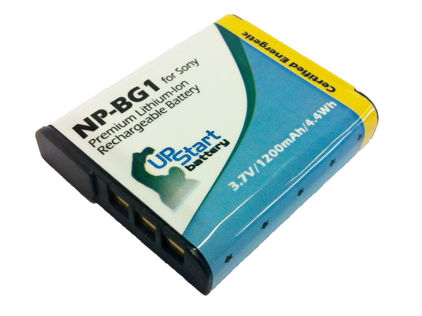Replacement for Sony Cybershot DSC-HX20V Battery and Charger with Car Plug and EU Adapter - Compatible with Sony NP-BG1 Digital Camera Batteries