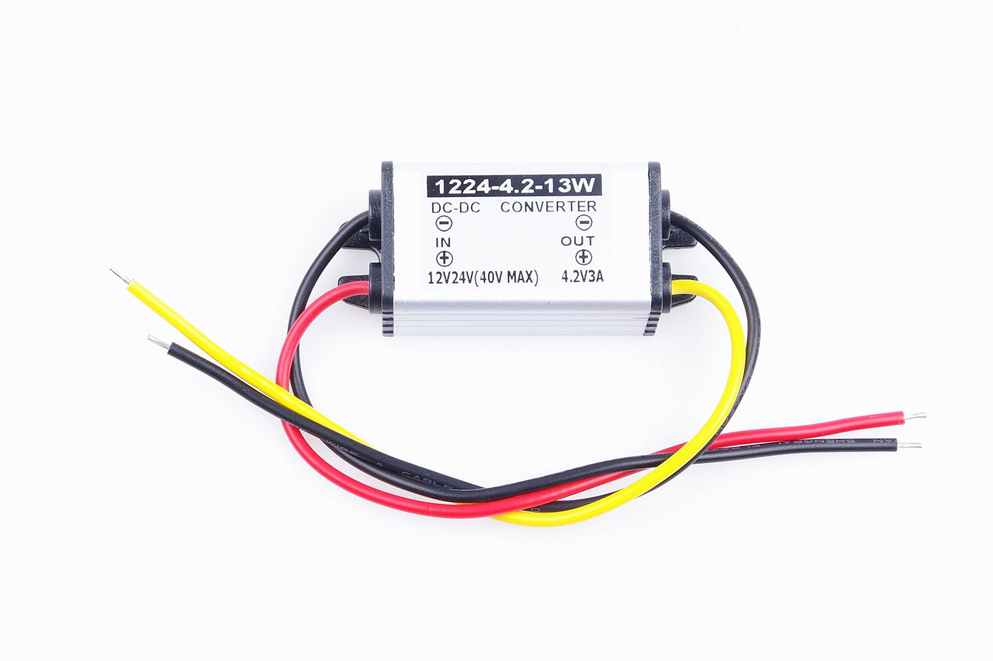 KNACRO DC Converter 9V 12V 24V 36V (6.2-40V) Step Down to 4.2V 3A 12.6W Power Supply Module (DC 4.2V 3A)