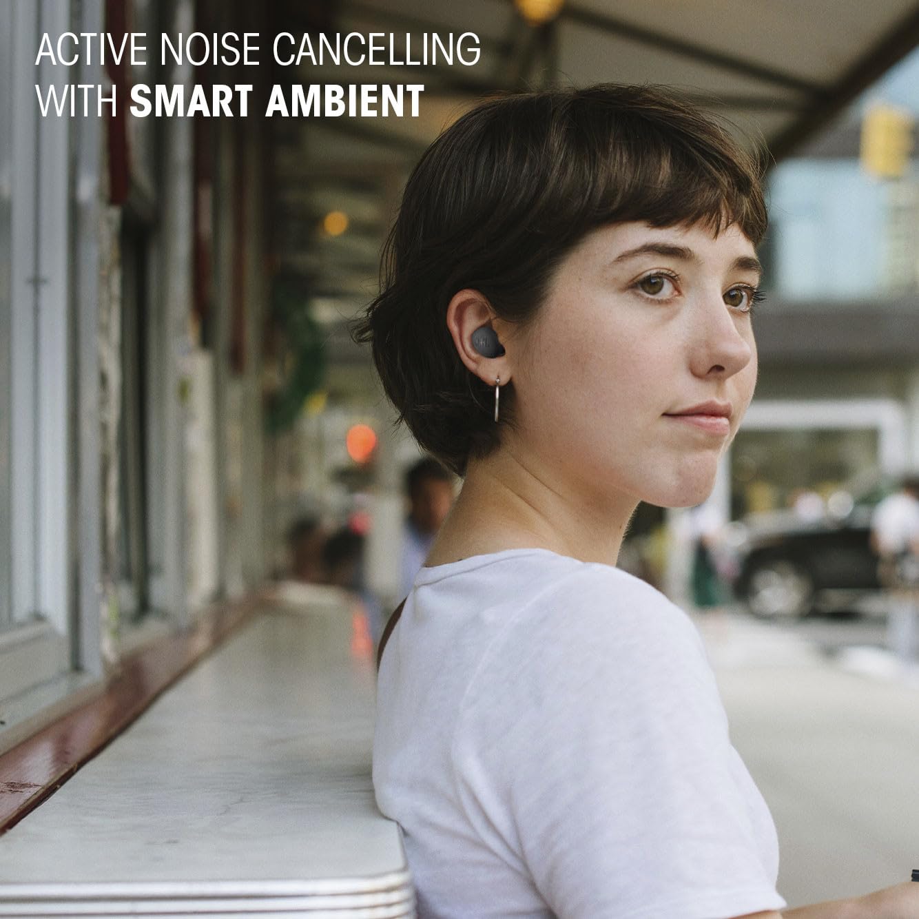 JBL Vibe Buds 2 - Noise Cancelling Earbuds - White