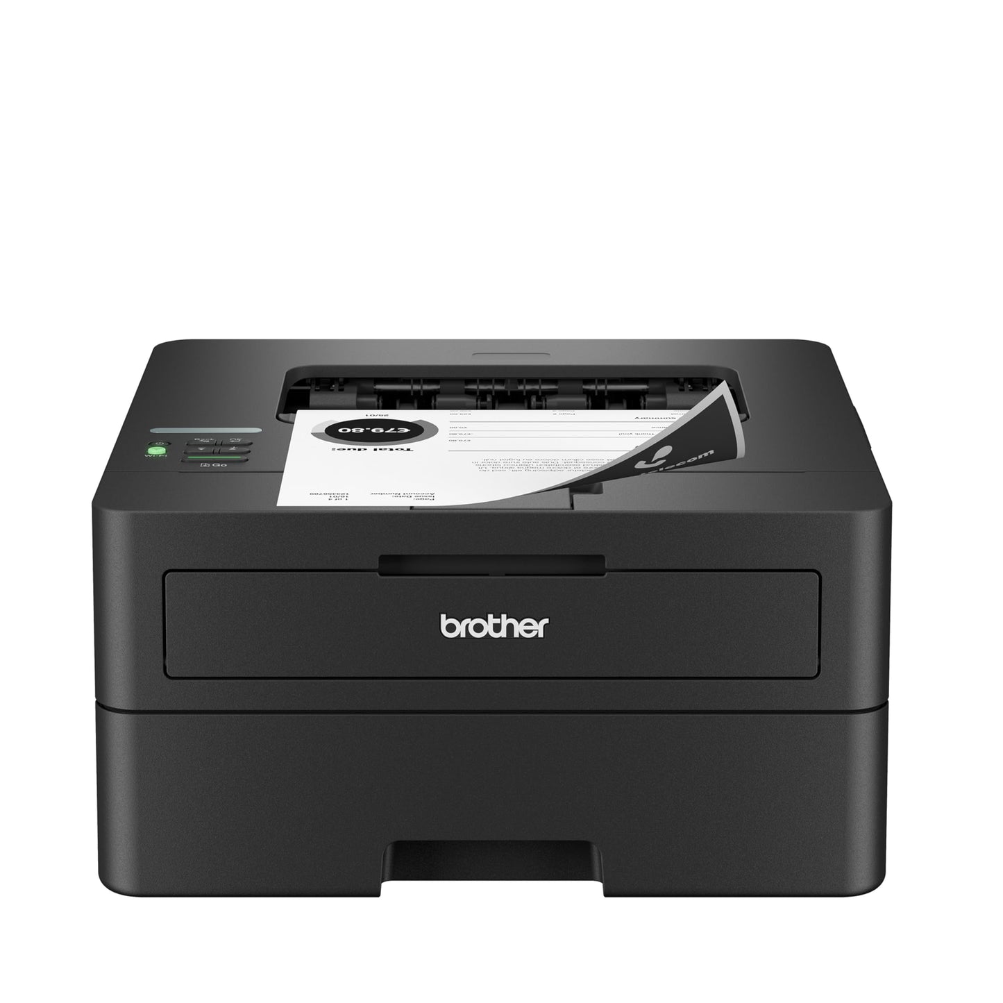 Brother HL-L2460DW Wireless Compact Monochrome Laser Printer with Duplex, Mobile Printing, Black & White Output | Includes Refresh Subscription