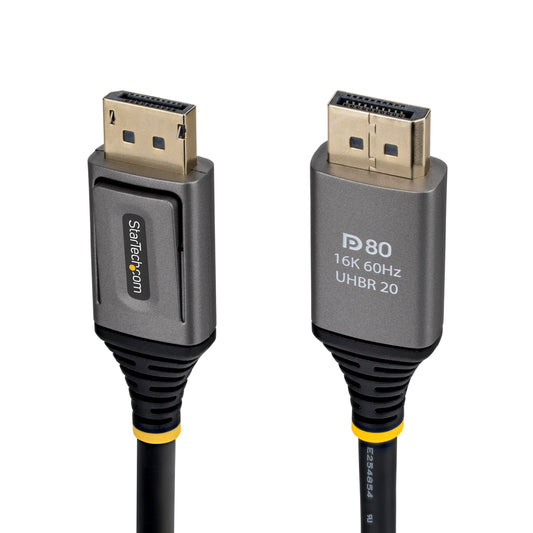 StarTech 6ft DisplayPort 2.1 Cable, 8K 60Hz, HDR