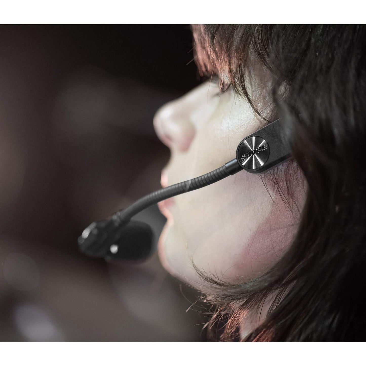 Shure SM35 Performance Headset Condenser Microphone for Hands-Free Audio, TQG Connector for use with Wireless Systems - Bodypack Transmitter Sold