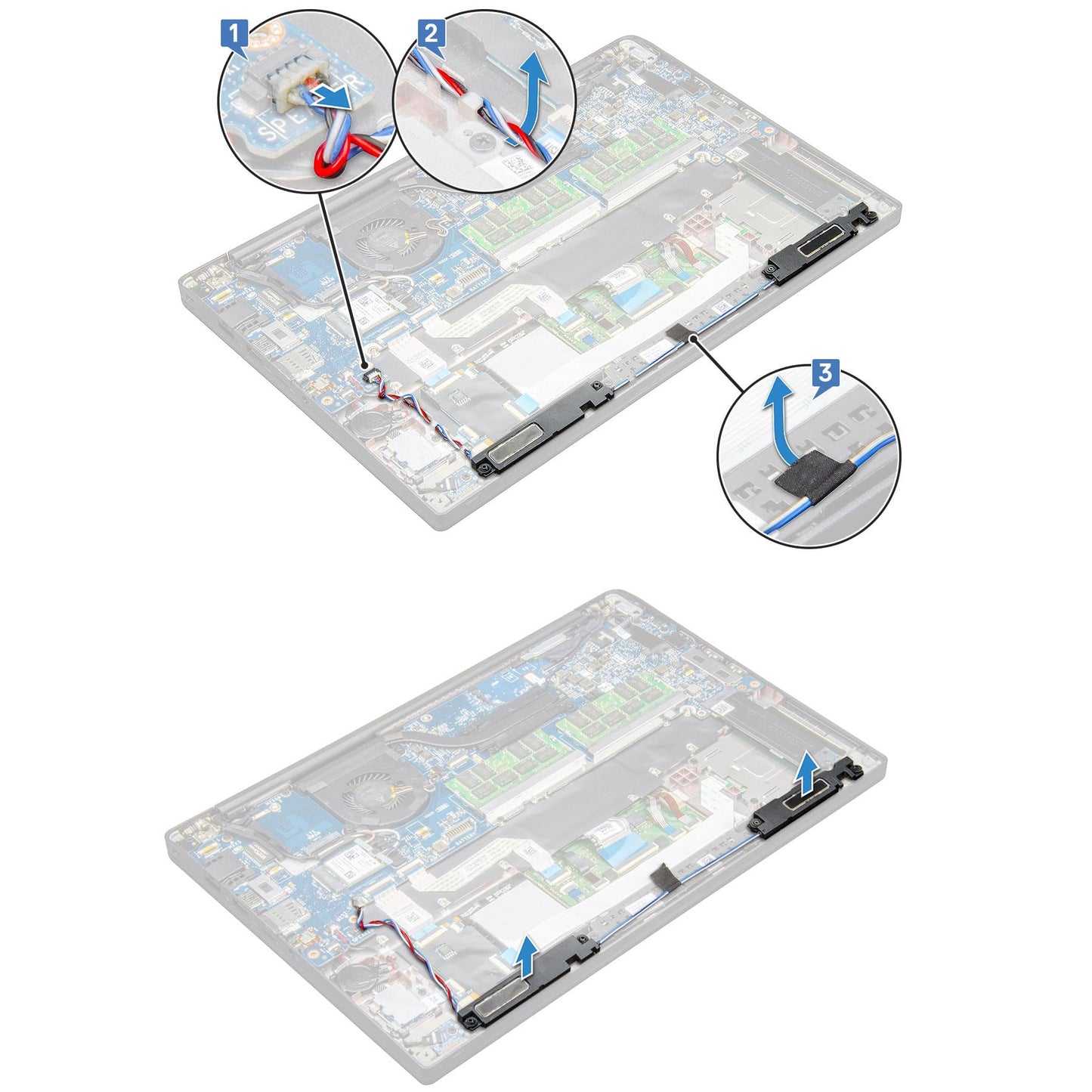 Deal4GO Internal Speakers 8KM5J 08KM5J PK23000XU00 Replacement for Dell Latitude 7480 7490 E7480 E7490 P73G