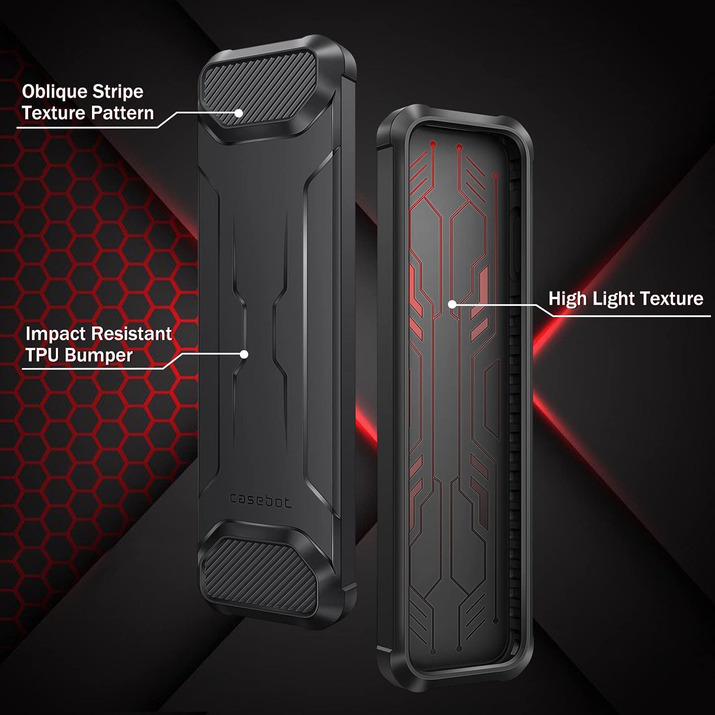 Fintie Protective Case for Apple TV Siri Remote 2021 2022 - Soft TPU Lightweight Anti Slip Shockproof Cover for for Apple TV 4K / HD Siri Remote