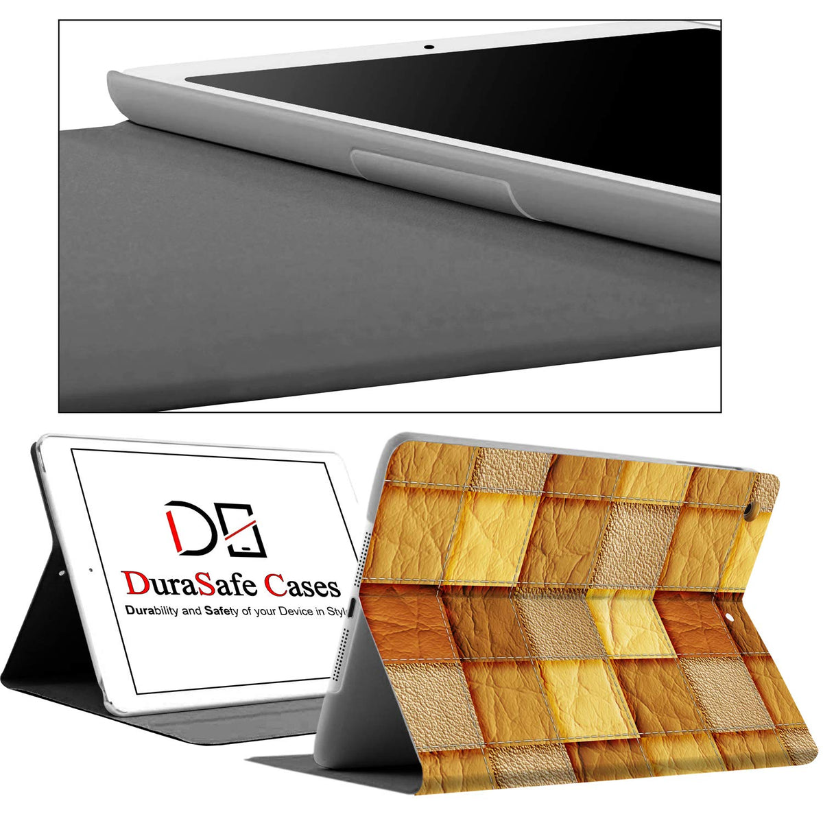 DuraSafe Cases iPad mini 4 Gen 2015 7.9 Inch [ Mini 4th ] MK8A2LL/A MK882LL/A MK8C2LL/A MK862LL/A MK892LL/A MK872LL/A Smart Slim Adjustable Viewing