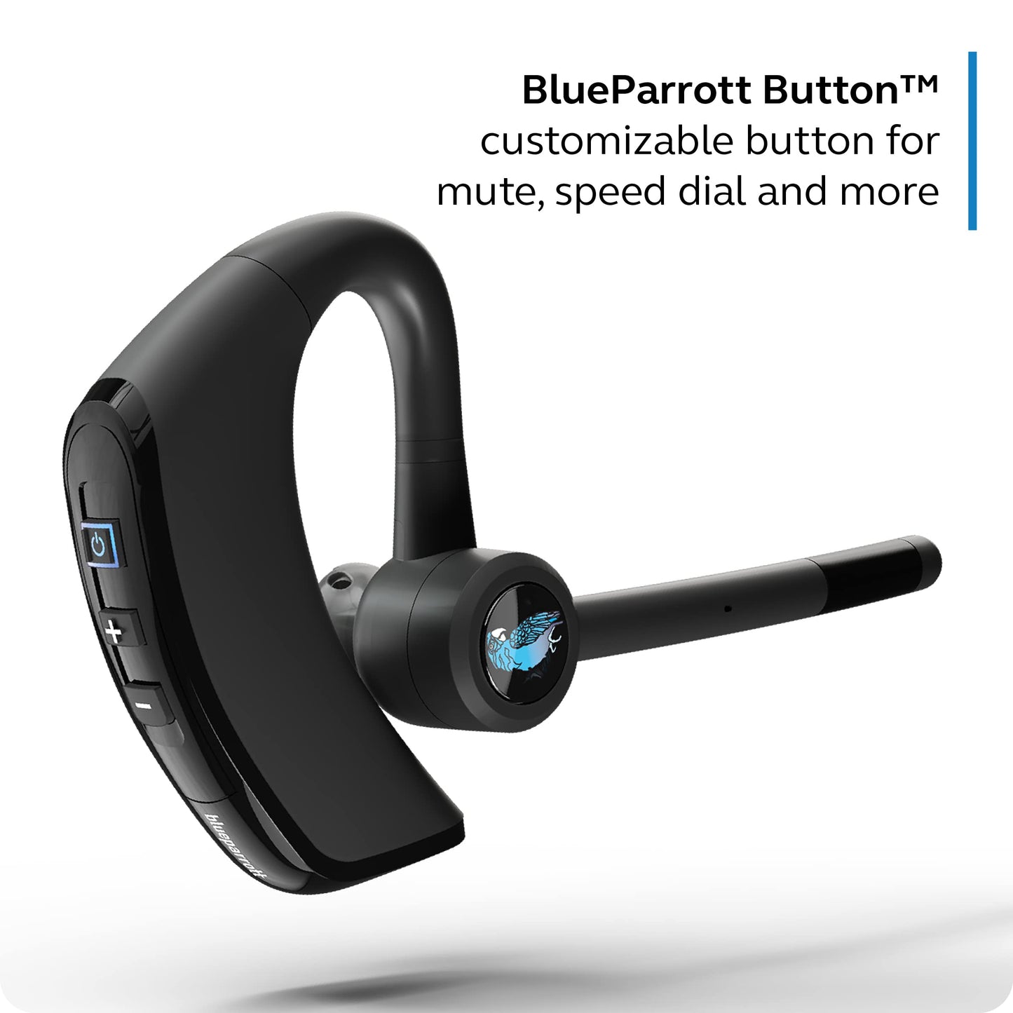 BlueParrott M300-XT SE Mono Bluetooth Wireless Headset with Improved Call Quality for Mobile Phones - 80% Noise Cancellation with 2-Mic Tech - Ideal