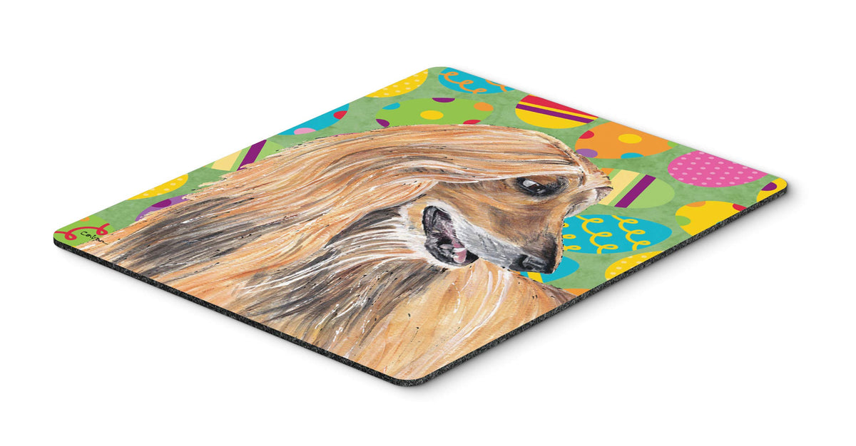 Caroline's Treasures SC9500MP Afghan Hound Easter Eggtravaganza Mouse Pad, Hot Pad or Trivet for Home Office Gaming Working Computers Laptop Mouse