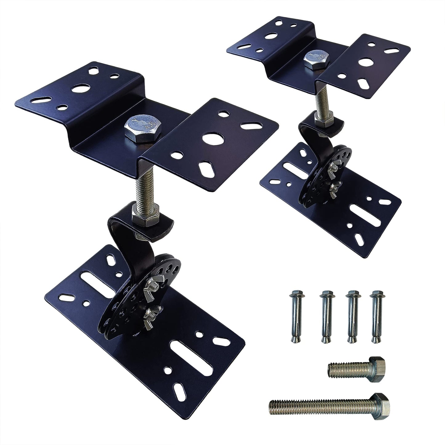 SPS-506B Ceiling Speaker Mounts Wall Mount, Horizontal 360 Degree Total Adjustment, Hold up to 90lbs, Stainless Steel, Ceiling Mounting Bracket for