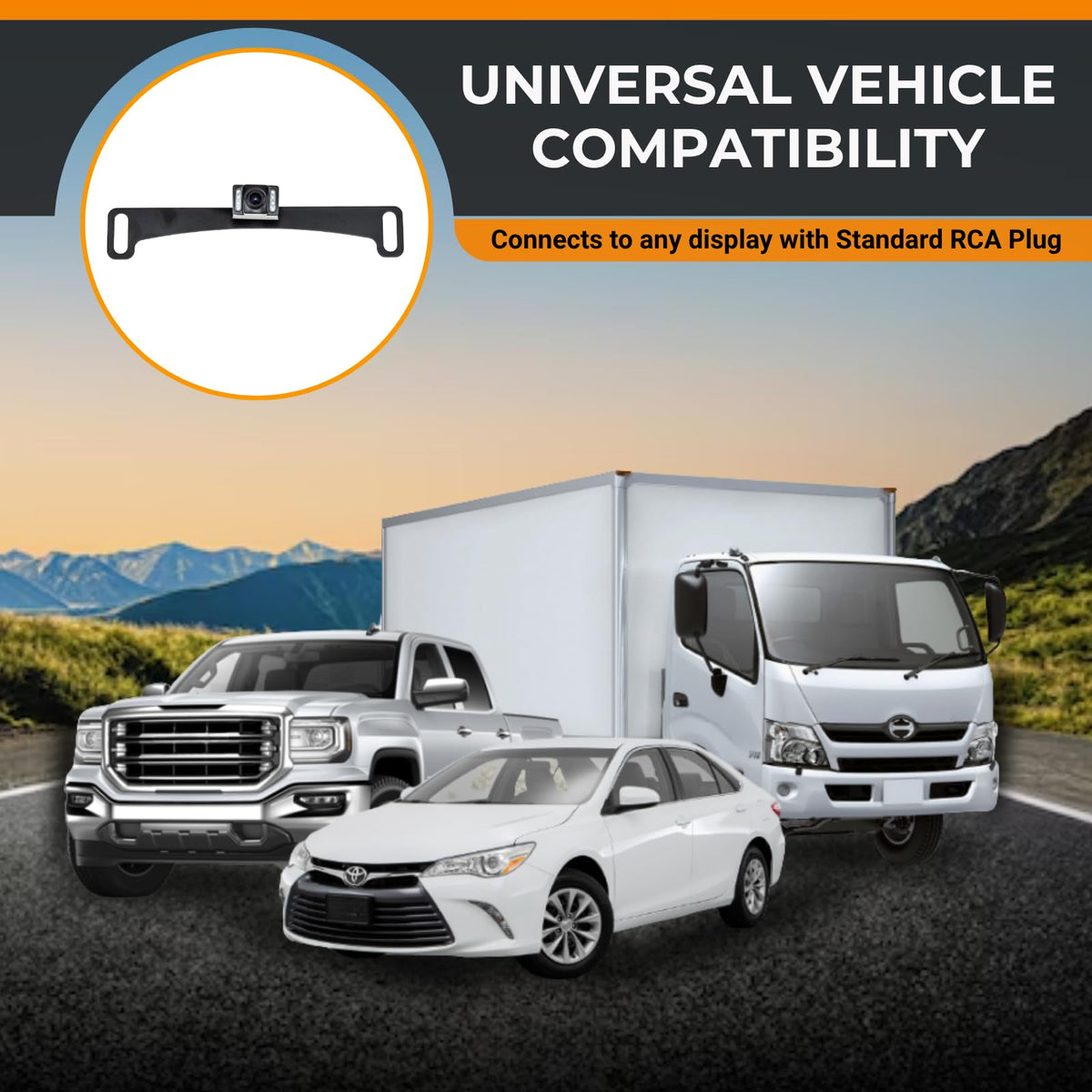 Brandmotion 9002-7611 Universal Dual Mount Camera with Infrared Light