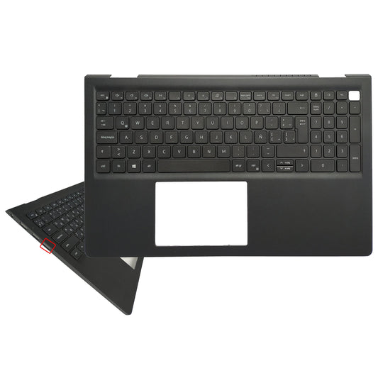 Laptop Replacement Keyboard Compatible for Dell Inspiron 15 3510 3511 3515 3520 3525 00GTPK 0HRHC5 054WVM 09CJN3 Latin Layout with Palmrest Upper