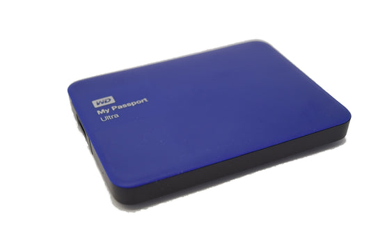 WD 1TB My Passport Ultra USB 3.0 Secure Portable External Hard Drive, Blue (WDBGPU0010BBL-NESN) [Old Model]