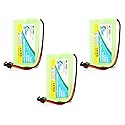 3X Pack - BT-1007 Battery for Uniden DCX150, DECT1580, DECT1560 and Panasonic KX-TG4000B, KX-TGA400B, KX-TGA420B Cordless Phones (1200mAh, 2.4V