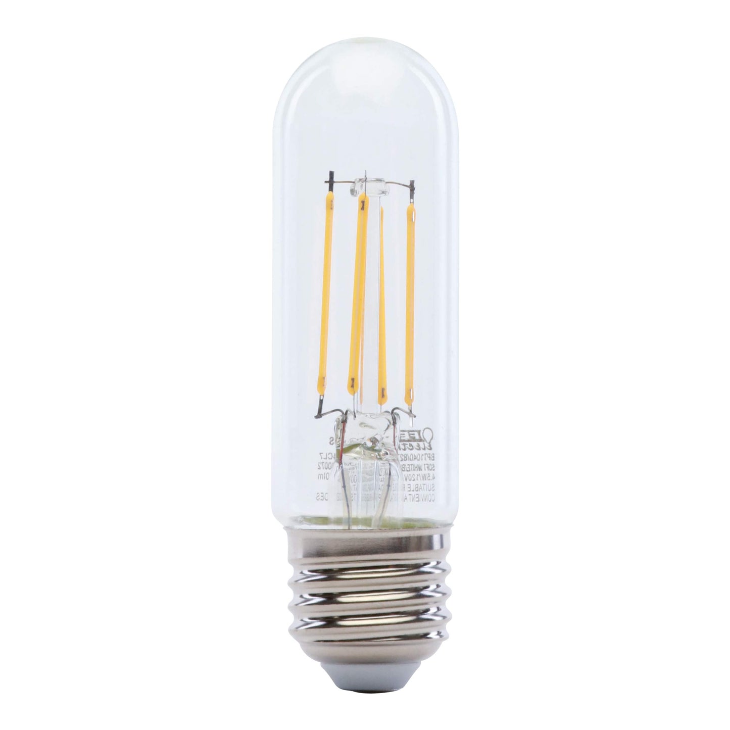 Feit Electric T10 Exposed LED Filament Light Bulb, 40W Eq, Soft White
