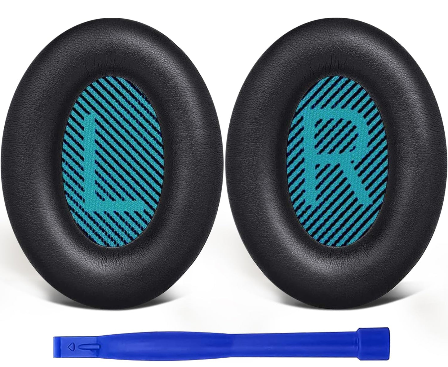 SoloWIT Earpads for Bose Headphones, for QuietComfort 15 (QC15) QC25 QC2 QC35 /Ae2 Ae2i / SoundTrue & SoundLink Around-Ear I,II Series - Black&Blue