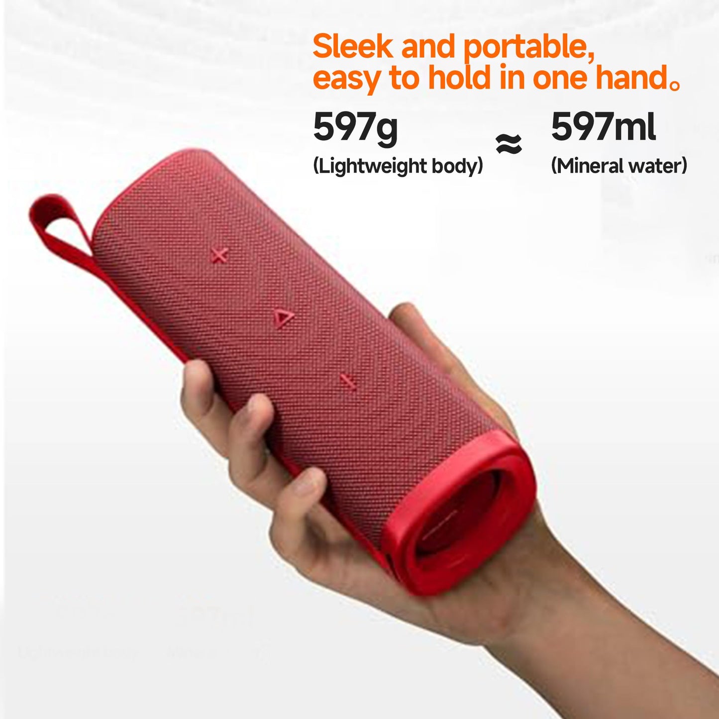 XIAOMI Portable Bluetooth Speaker (30W), Sound, True Wireless Stereo, Bluetooth 5.4, IP70 Waterproof, Long Time Playback, Red