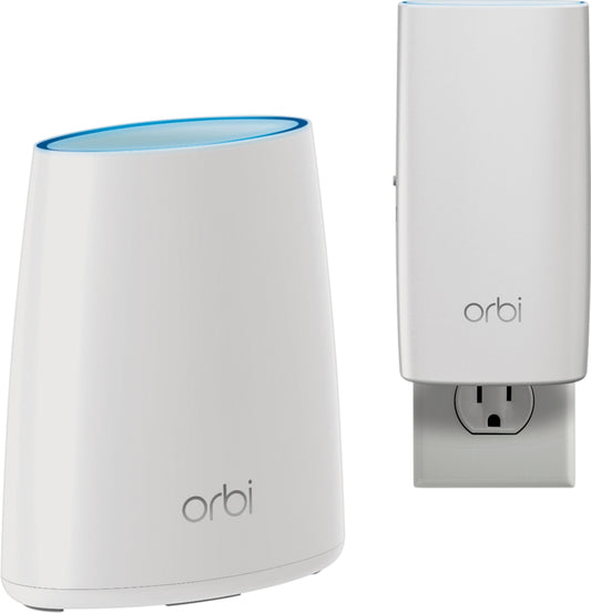 NETGEAR RBK30-100NAS Orbi Whole Home Mesh WiFi System - Simple setup, Wireless router replacement, no WiFi dead zones, Works with Amazon Alexa, Up
