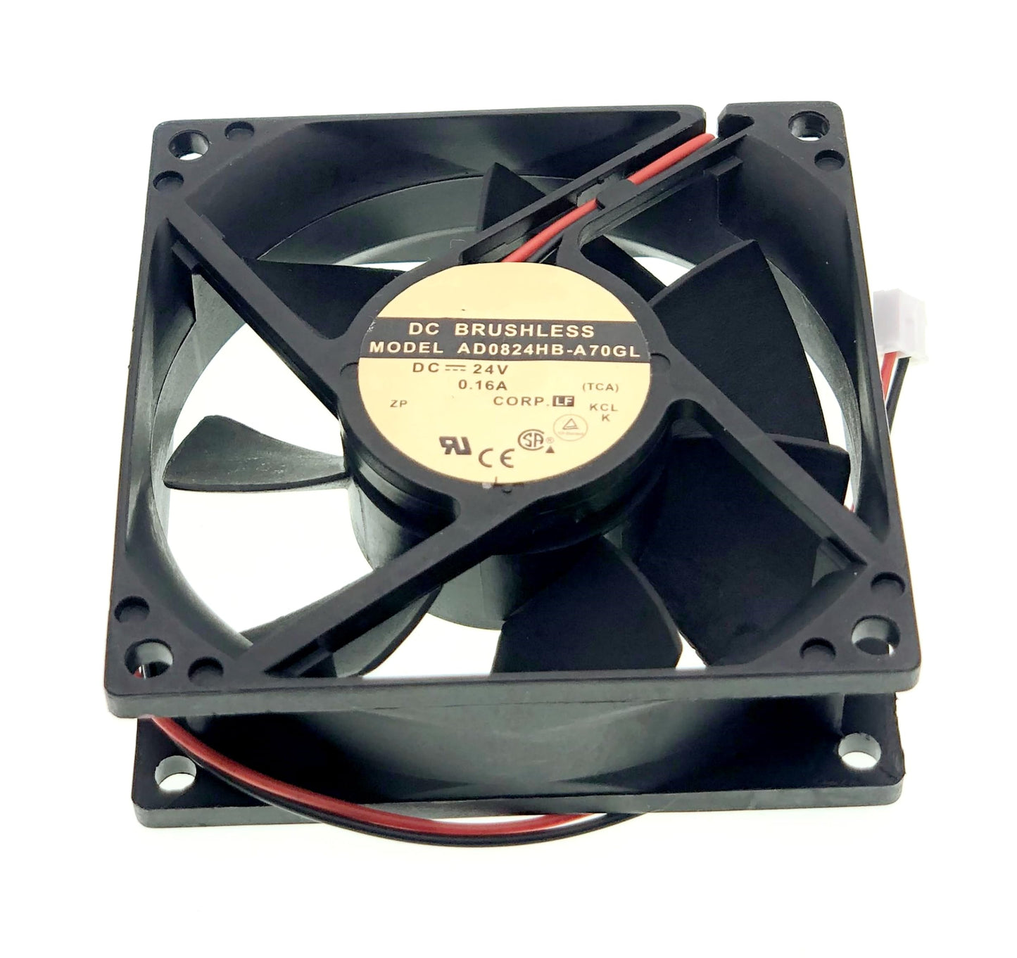 LEYEYDOJX for ADDA AD0824HB-A70GL DC24V 0.16A Size:80X80X25mm, 2-Wire Cooling Fan.