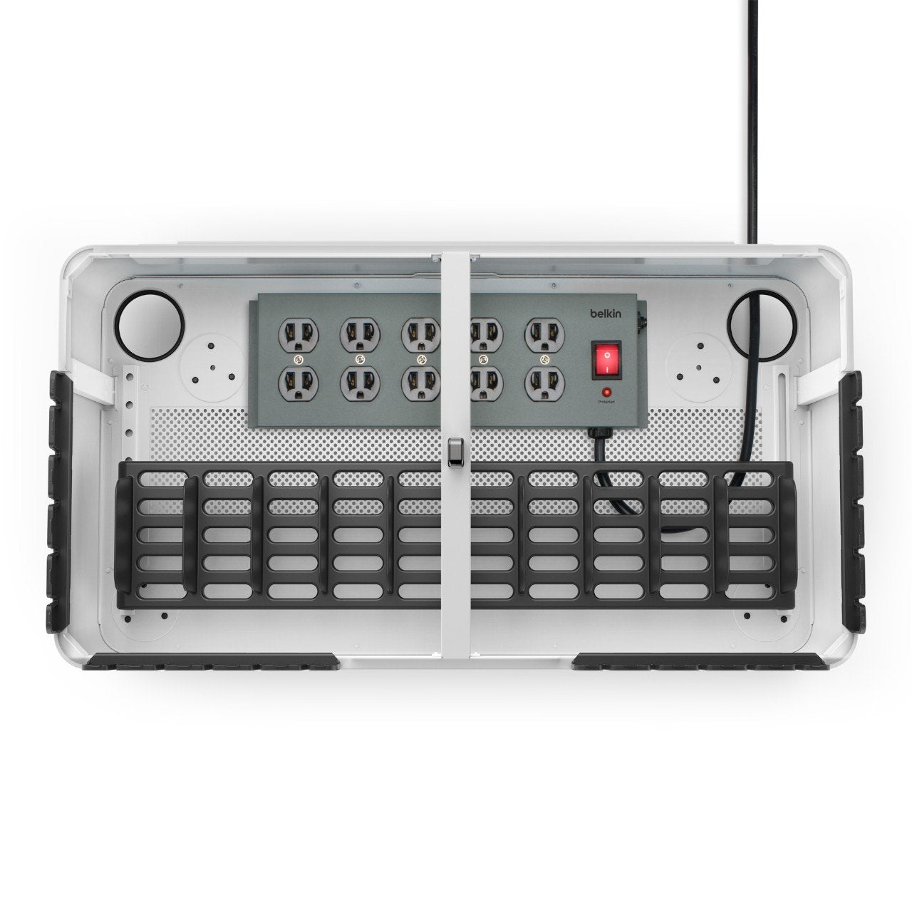 Belkin Store and Charge W/ Fixed Dividers - AC Classroom Charging Station for Laptops & Tablets Organization iPad Up To 10 Devices Including iPads