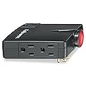 Fellowes 3-Outlet Wall Mount Travel Surge Protector, Folding Plug, 540 Joules (9904701)
