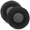 Velour Ear Pads 100 mm Universal Replacement Ear Pads Cushions Suitable Many Large Headphones Round Memory Foam Earpads Compatible with Beyerdynamic