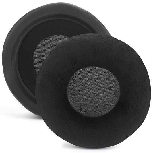 Velour Ear Pads 100 mm Universal Replacement Ear Pads Cushions Suitable Many Large Headphones Round Memory Foam Earpads Compatible with Beyerdynamic