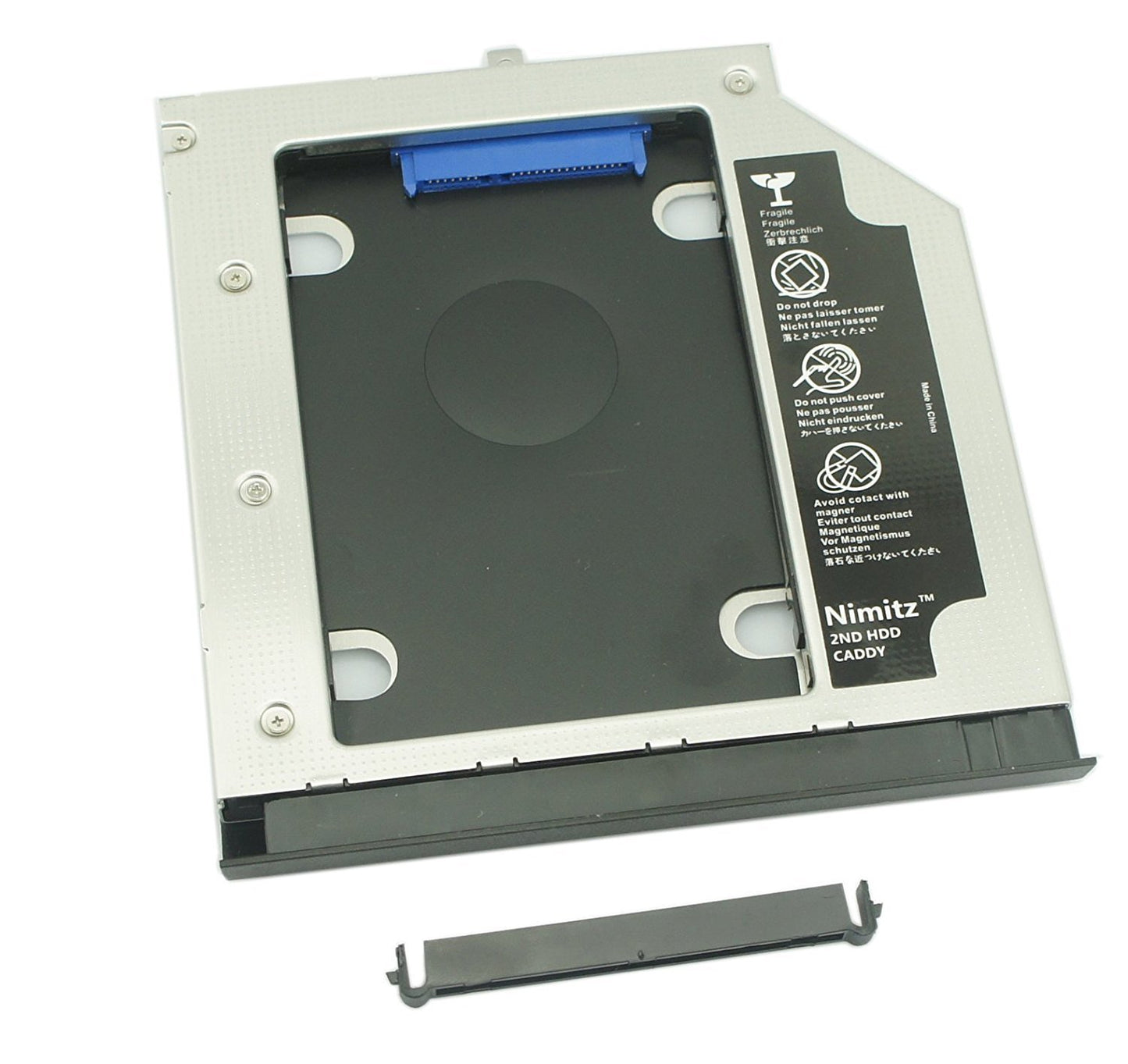 nimitz 2nd HDD SSD Hard Drive Caddy Compatible with Lenovo Thinkpad E540 E531 with Faceplate/Bracket
