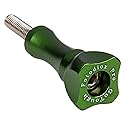 Fotodiox GoTough 35mm Green Metal Thumbscrew Compatible with GoPro HERO3, HERO3+, HERO4, HERO5, HERO6, HERO7 2-Prong Mounting System Pro