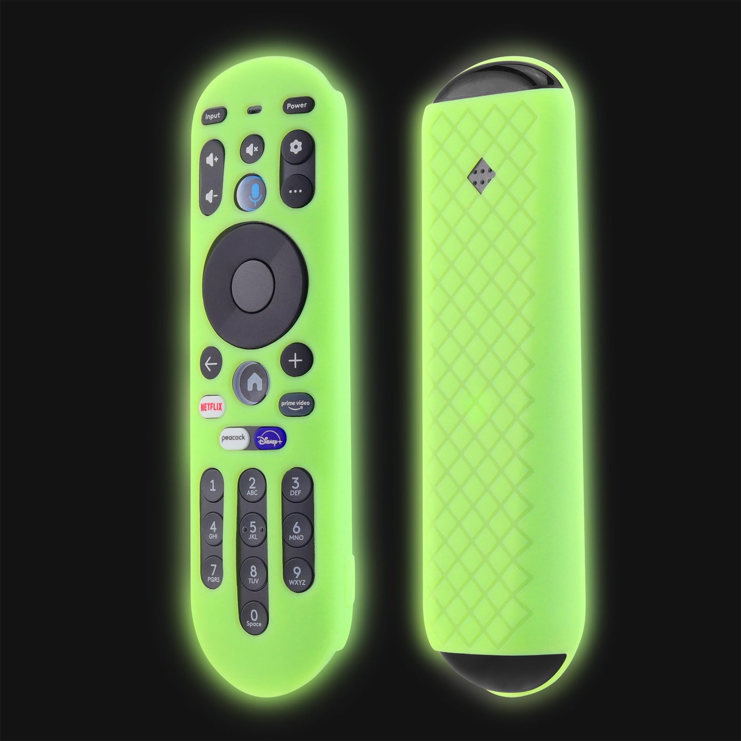 LEFXMOPHY Glow Green Cover for Xumo TV MG3-R34010 PR1 Remote, Silicone Case for Pioneer Xfinity Spectrum Element 764f0000100 Remote Control Protector