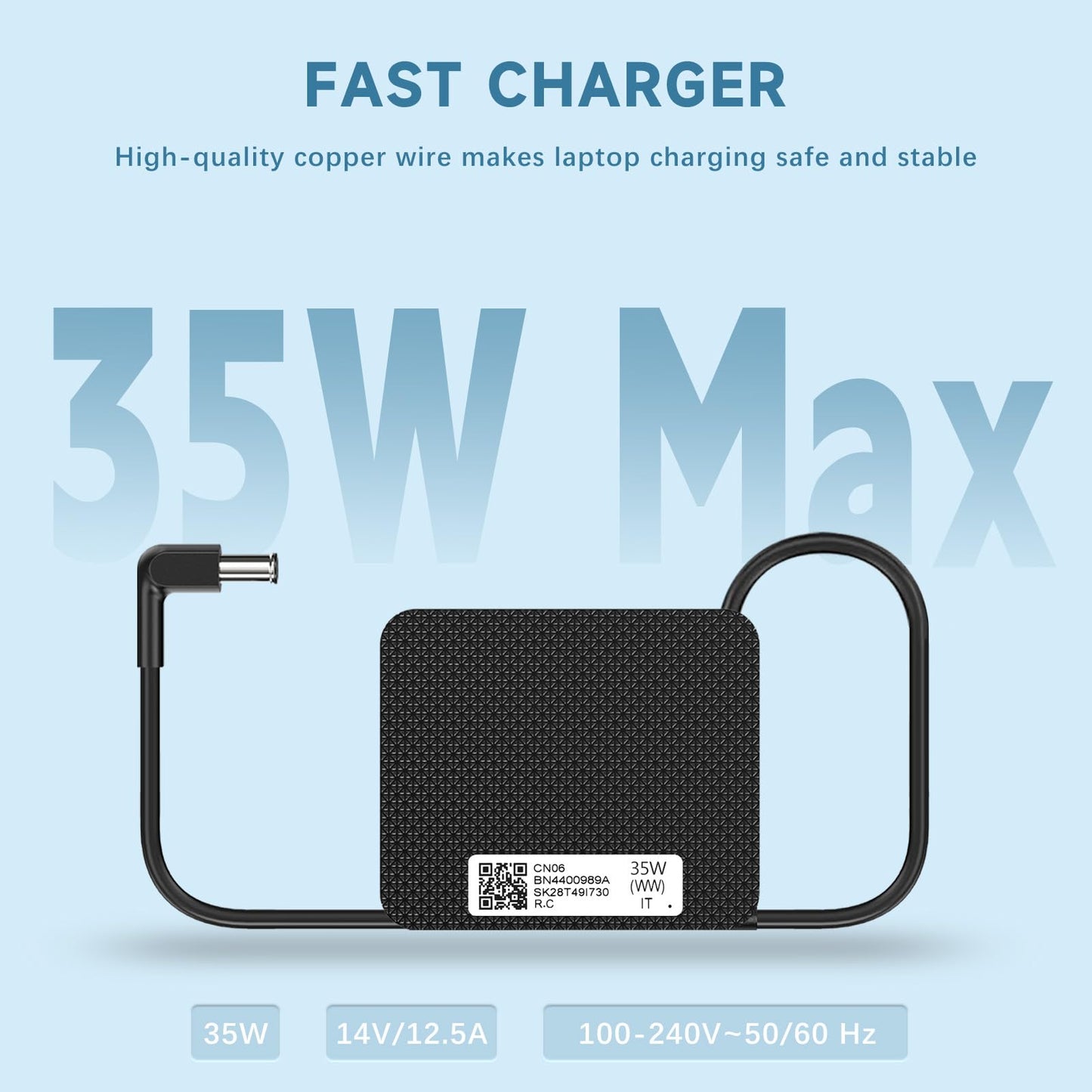 HHZ 35W Monitor Charger Compatible with Samsung A3514-RPN, AC Adapter 14V 2.5A BN44-00990A A SBBSSO8NUIXZA LS24AM506NNXZA LHI3QBRTMGCXZA…