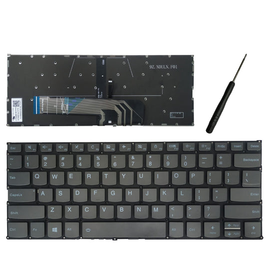 Laptop Replacement Keyboard Compatible for Lenovo ThinkBook 13s-IWL 13s-IML 14s-IML 14s-IWL Backlit US Layout