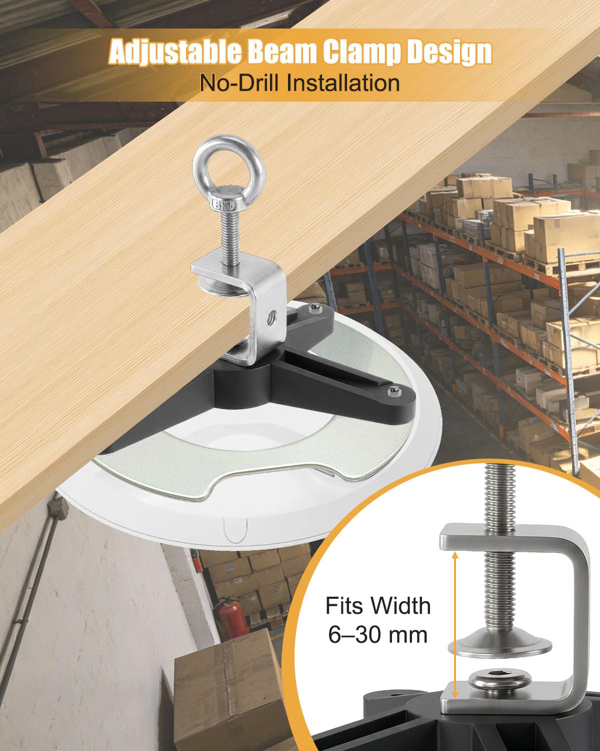 Beam Clamp Mount Fit for Ubiquiti UniFi AP Access Point Bracket